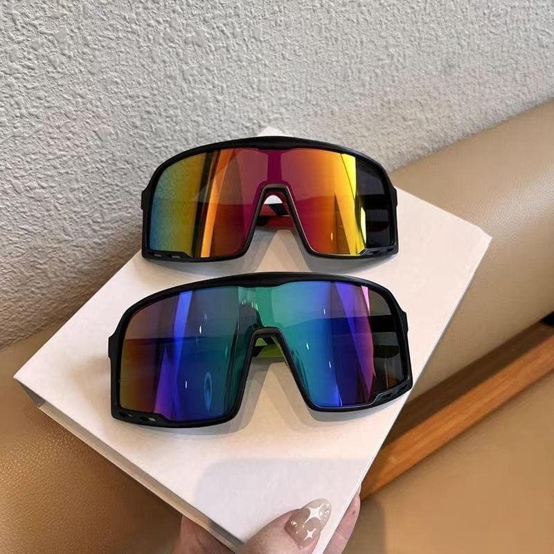 1/2PCS Cycling Sunglasses UV Protection Sports Glasses for Men Women Outdoor Shades