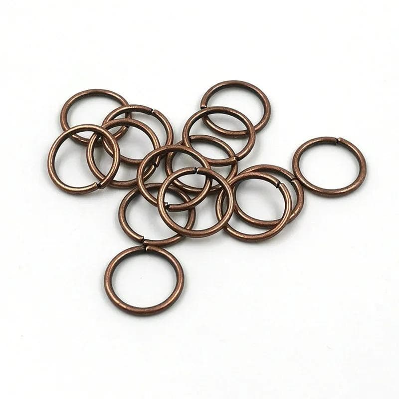 Metal Jump Rings Split Round Rings Connectors for Diy Jewelry Finding Making Accessories 3-12mm Neck Earring Supplies 8mm x 200Pcs