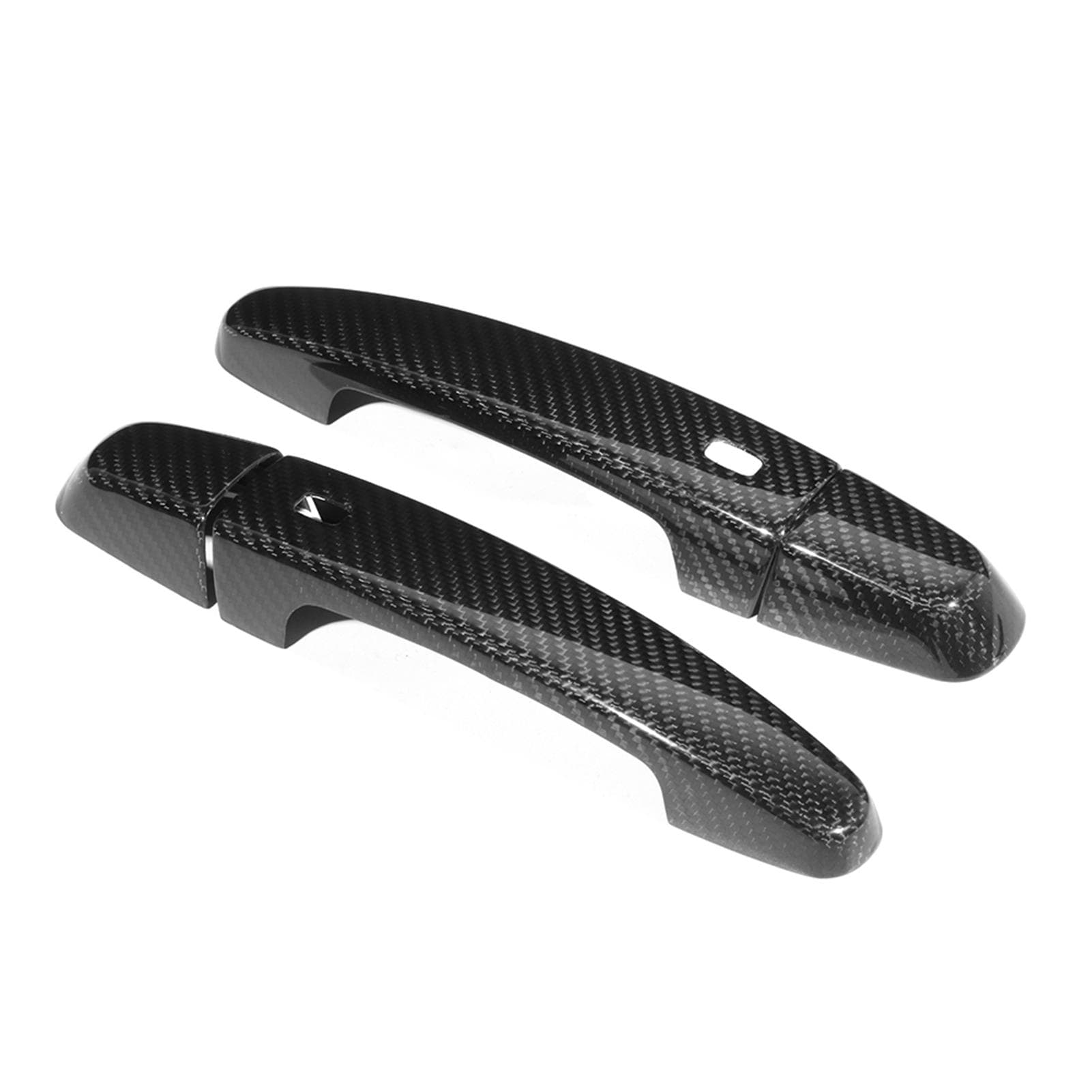 4pcs Carbon Fiber Side Door Handle Cover Trim Fit for Chevrolet Camaro 20172018