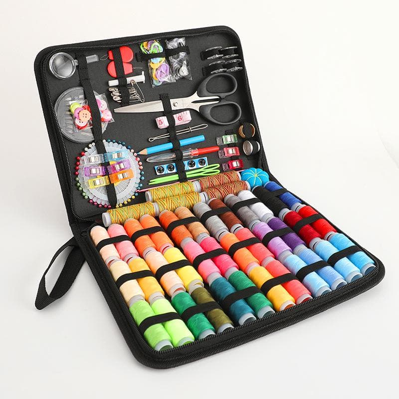 200 Premium Sewing Accessories Supplies,Sewing Kits for Adults,Sewing Thread and Clips for Fabric,Sewing Box Sewing Pins Needls for Handsewing,Sewing 200pcs