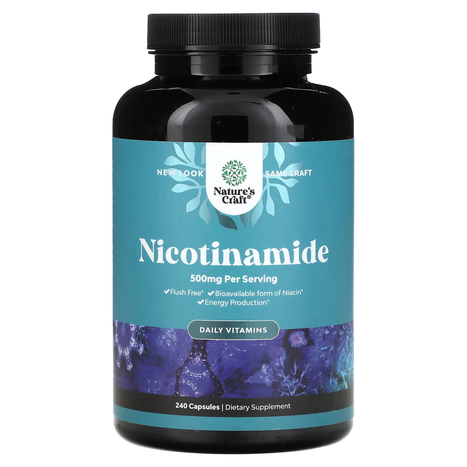 Nature's Craft, Niacinamide, Daily Vitamin, 500 mg, 240 Capsules
