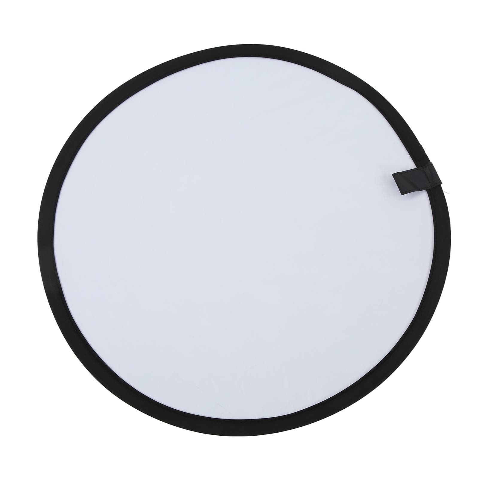 60cm 23.6in 2 in 1 Photography Lighting Reflector Portable Collapsible Photo Studio Reflector silver white