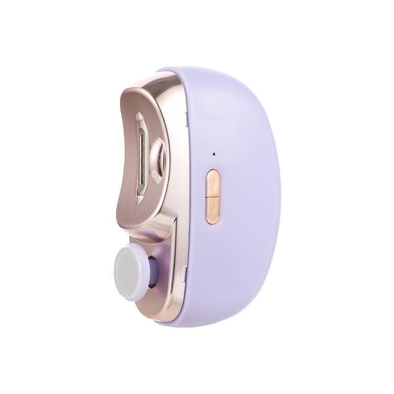 1pcs Automatic Nail Care Kit Manicure Nail Trimmer For Adult Baby Finger Toe Scissors Pedicure Thick Nails Cutter Sharpener purple