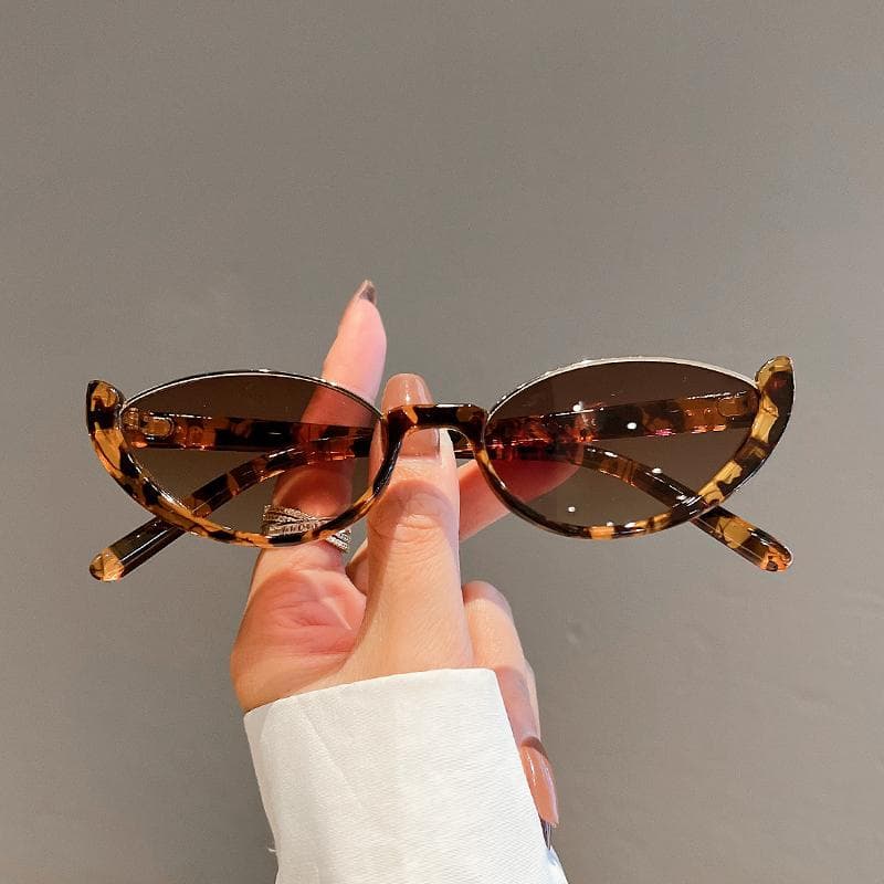 KAMMPT Small Cat Eye Sunglasses Women Trendy Vintage Gradient Shades Fashion Luxury Brand Sun Glasses Other