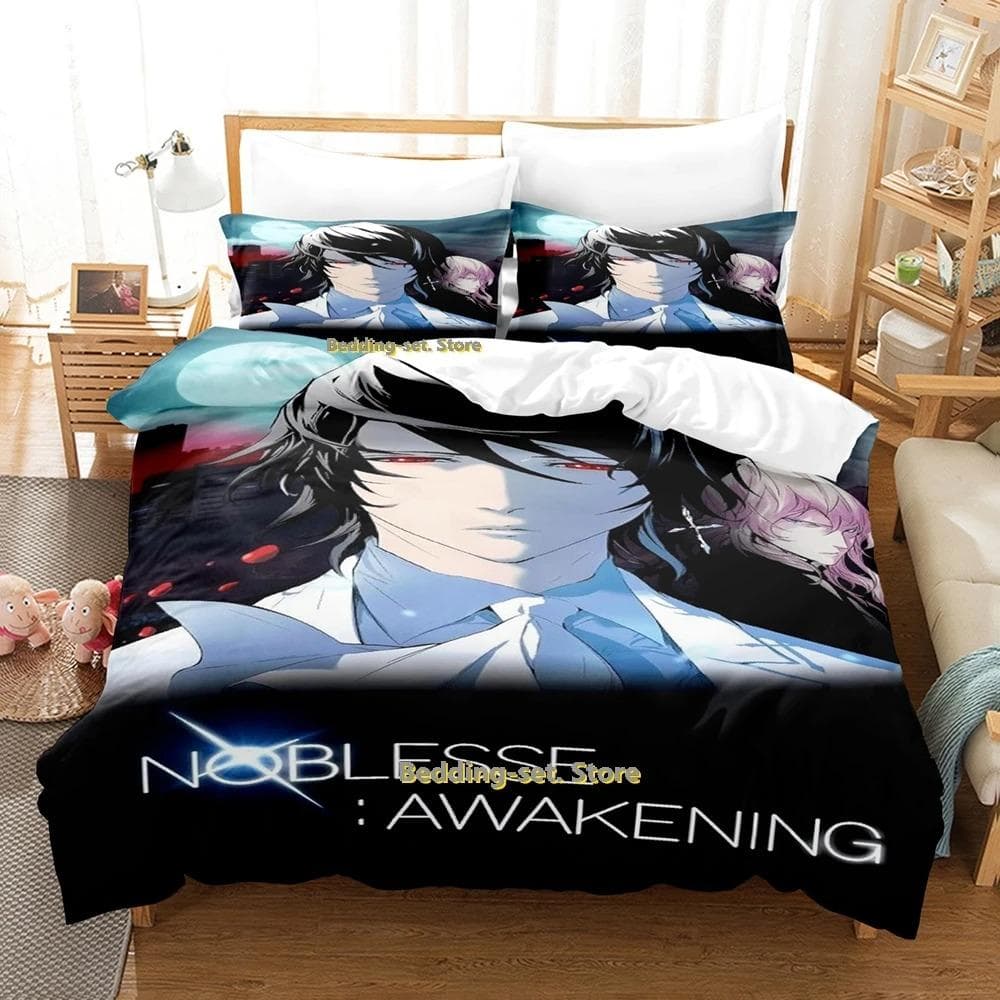 Noblesse Bedding Set Single Twin Full Queen King Size Bed Set Adult Kid Bedroom Duvetcover Sets Print Anime Bed Sheet Set 70x133cm 2pcs