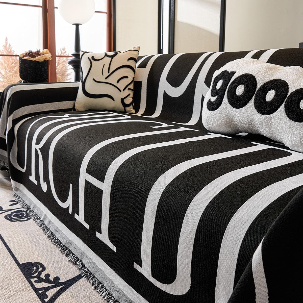 Four Season Universal Sofa Towel Chenille Tassels Sofa Towel Dust Anti-cat Scratch Protection Sofa Blanket Inclusive Cover Cloth 180x130cm1pcs