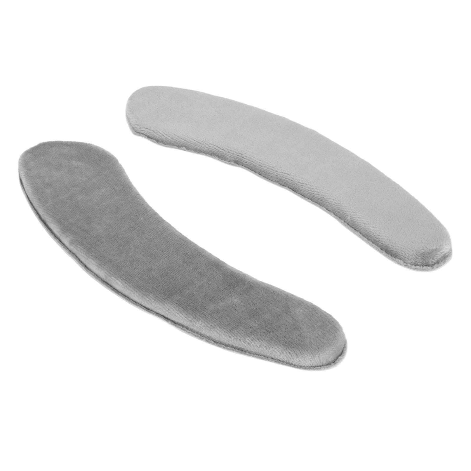 2 Pcs Toilet Seating Cover Washable Reusable 37cm Length Flannel Cotton Soft Comfortable Toilet gray