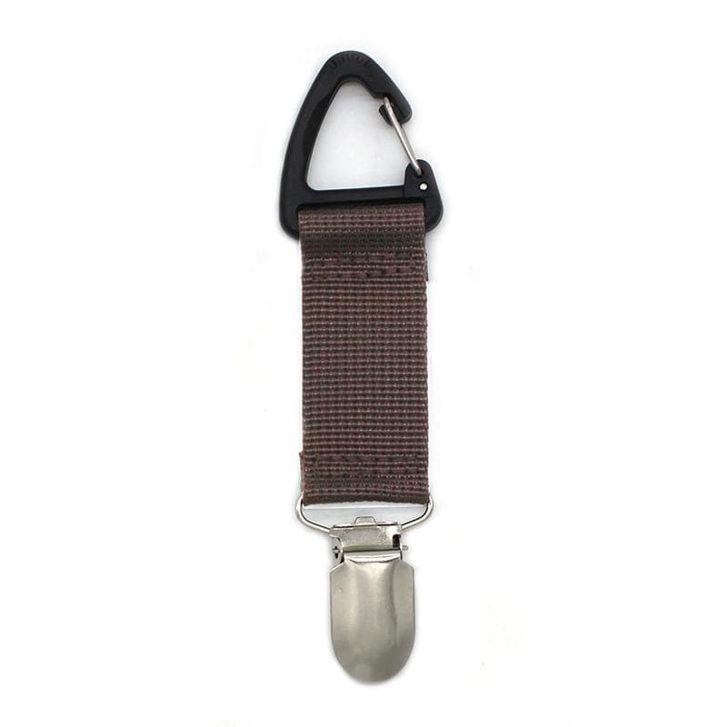 Hat Clip for Traveling Hanging on Bag Handbag Backpack Luggage for Kids Adults Outdoor Travel Beach Accessories coffee