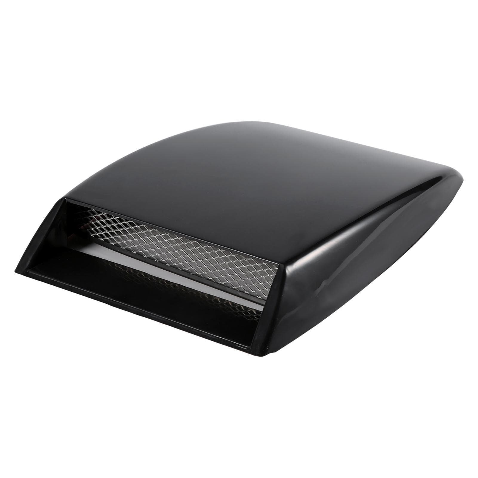 Car Decorative Air Flow Intake Scoop Bonnet Vent Sticker Cover Hood Carbon Fiber
