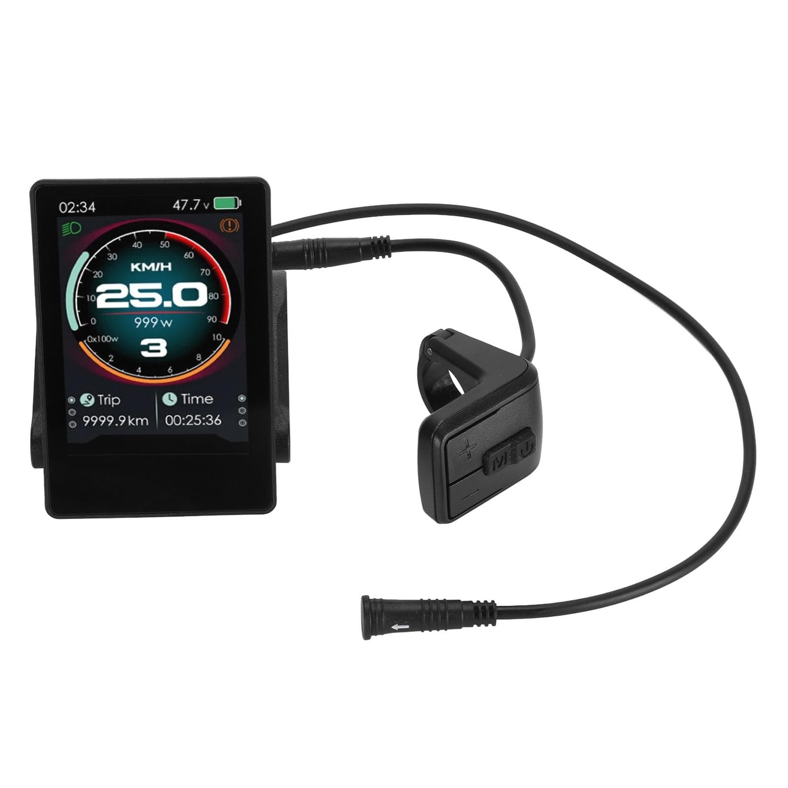 Electric Cycle Display Electric Bicycle P860C Color LCD Display for Mid Motor IPX7 Water Proof for