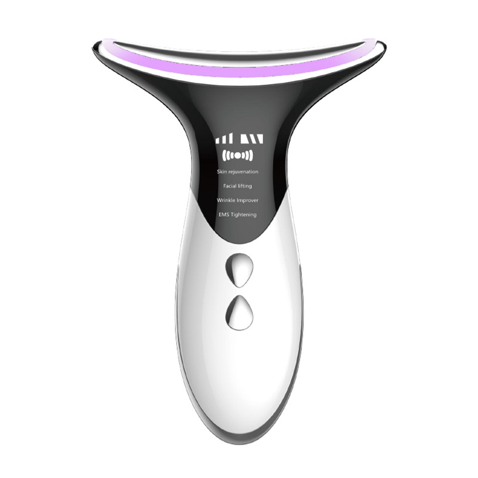 Neck Anti Wrinkle Face Lifting Beauty Device LED Photon Therapy Skin Care EMS Tighten Massager Reduce Double Chin WrinkleRemoval white