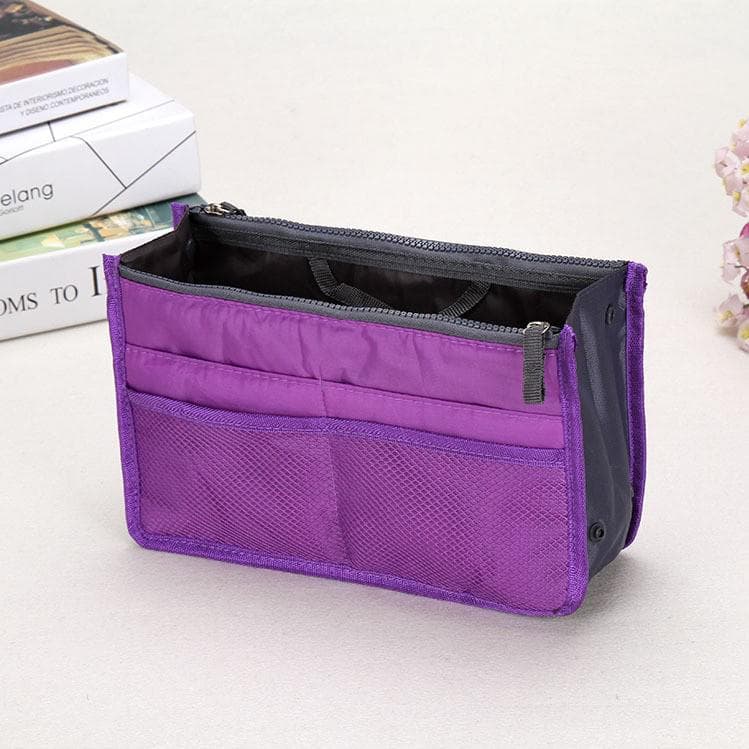 Cosmetic Bag Makeup Bag Travel Organizer Portable Beauty Pouch Functional Toiletry Makeup Organizers purple