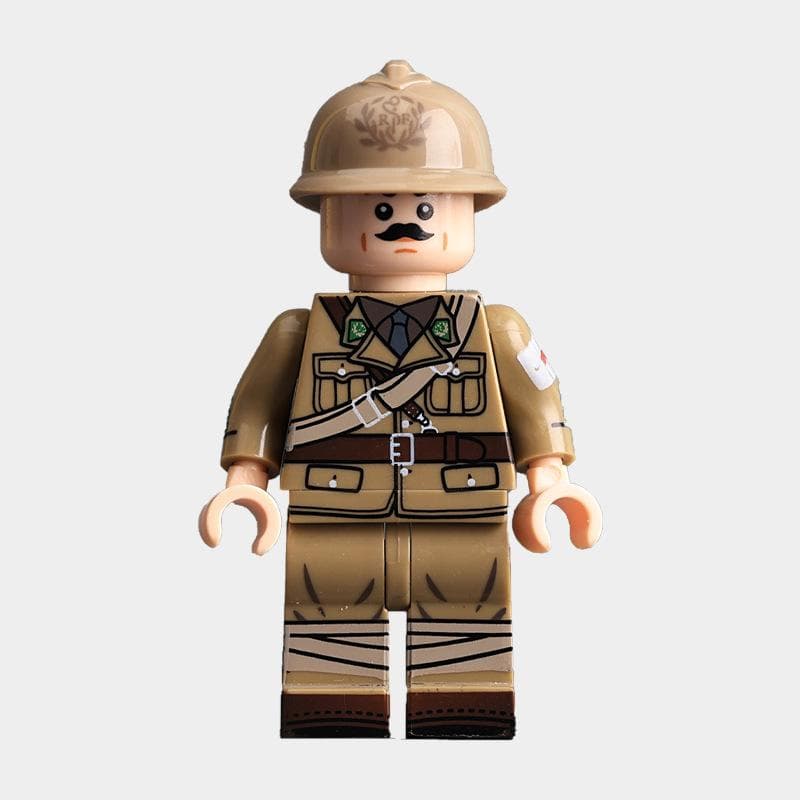 World War II Military Series French Medical Corps Soldier Character Building Block Toys