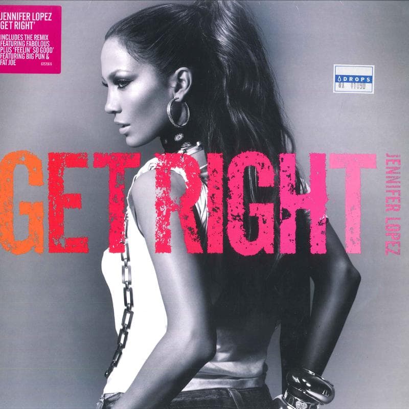 12inch Record JENNIFER LOPEZ - Get RIGHT 6757566 EPIC 2005 UK Rap & Hip-Hop/R&B Used