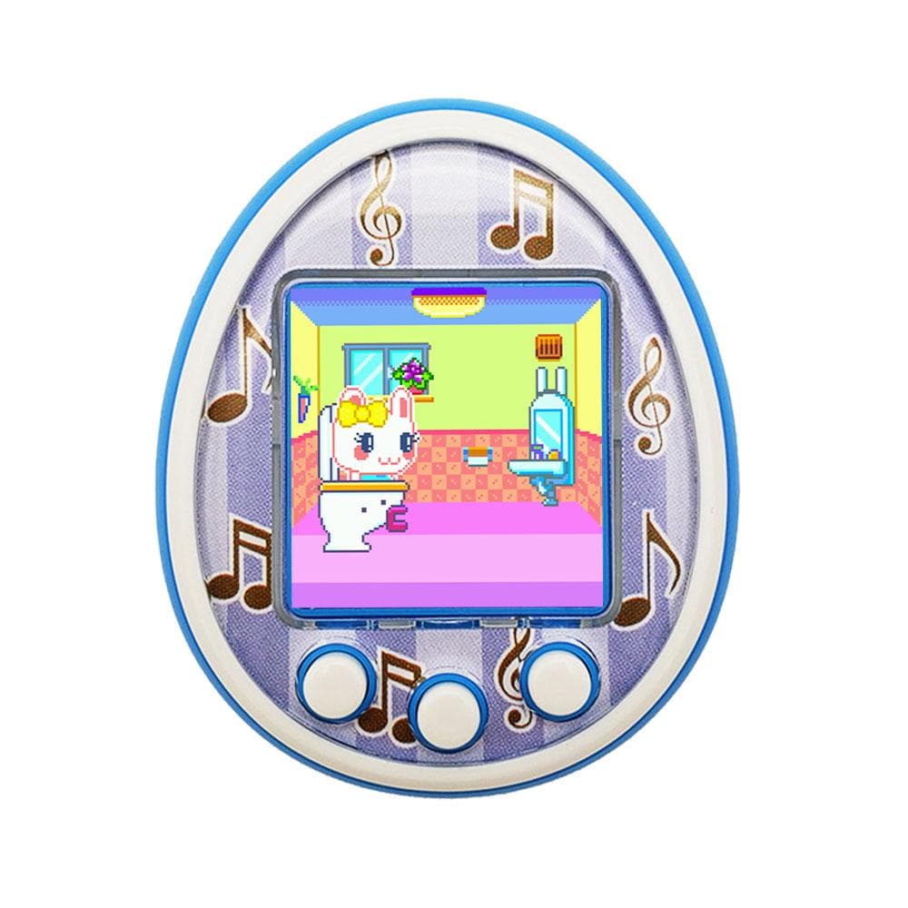 Cartoon Electronic Pet Game Handheld Virtual Pet Kids Toy Gift blue
