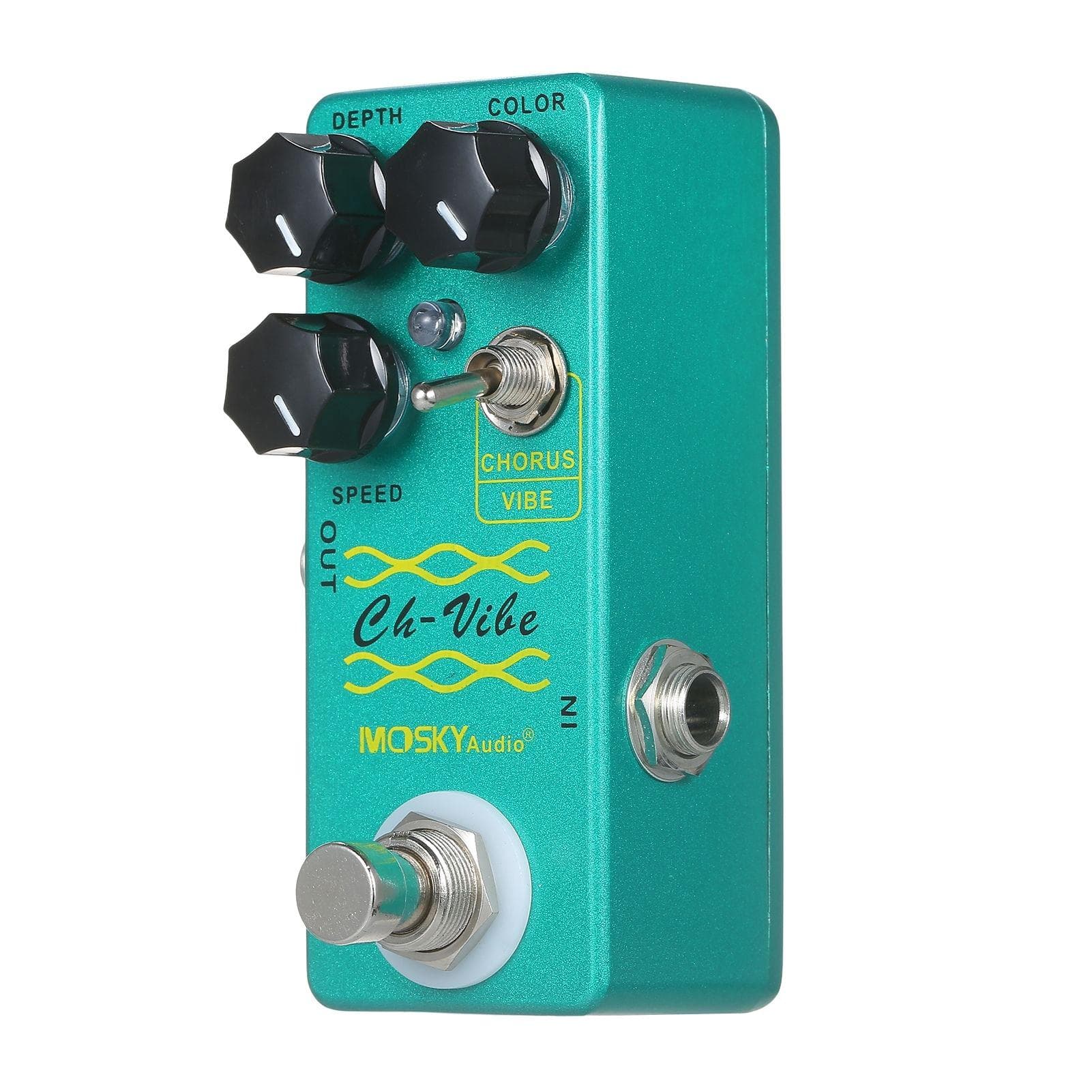 MOSKYaudio Chorus/Vibe Effect Pedal Guitar Effects Pedal Single Mini Effect Pedal green