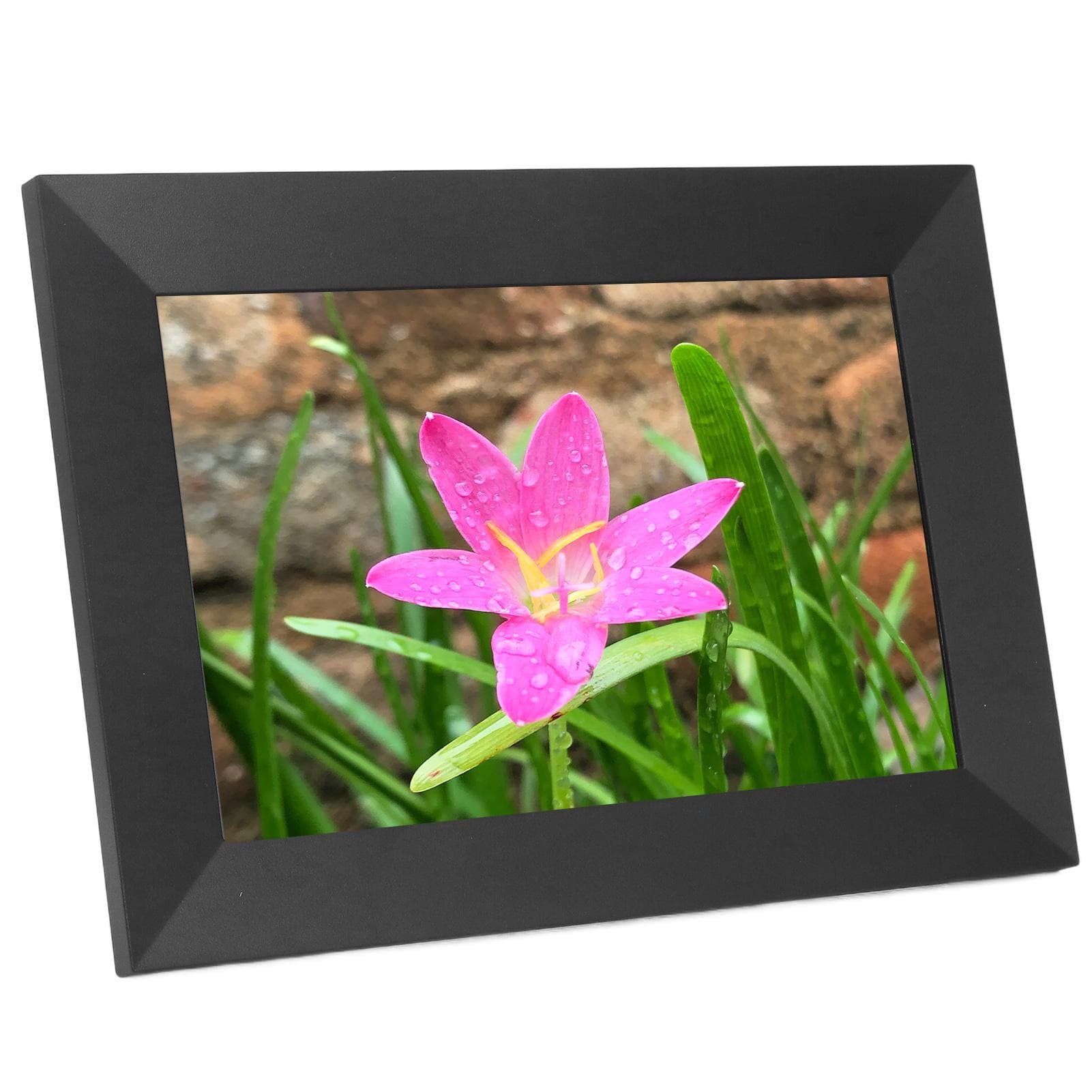 Digital Photo Frame 8 Inch HD Touch Screen Support App Sharing Auto Rotation WiFi Picture Frame EU Plug