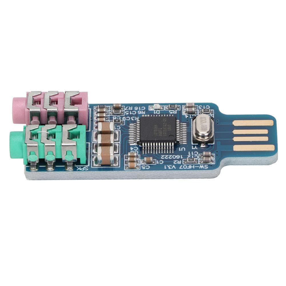 Driver Free USB Sound Card CM108 External Audio Adapter for Computer Laptop