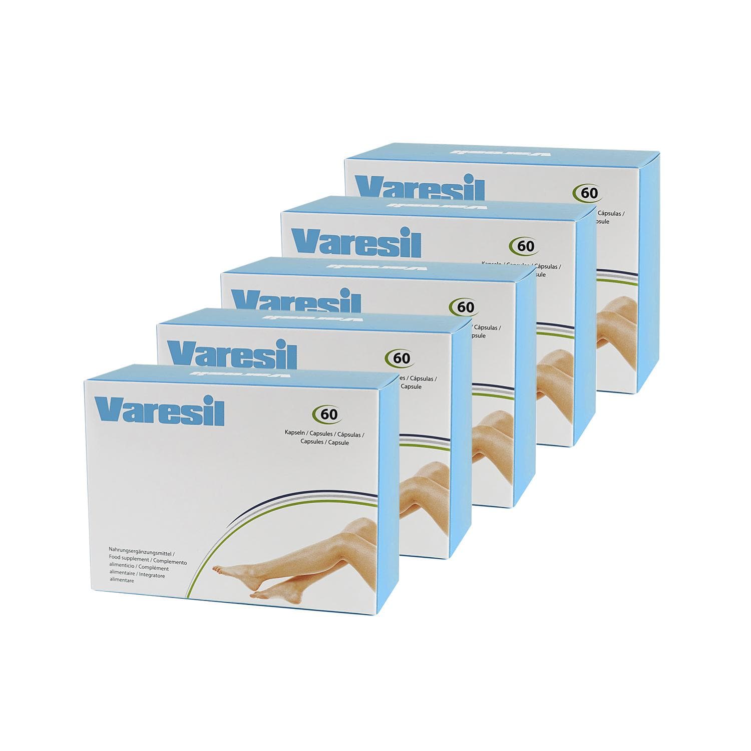 Varesil Pills, the pills for varicose veins and their prevention Unique baby blue/white