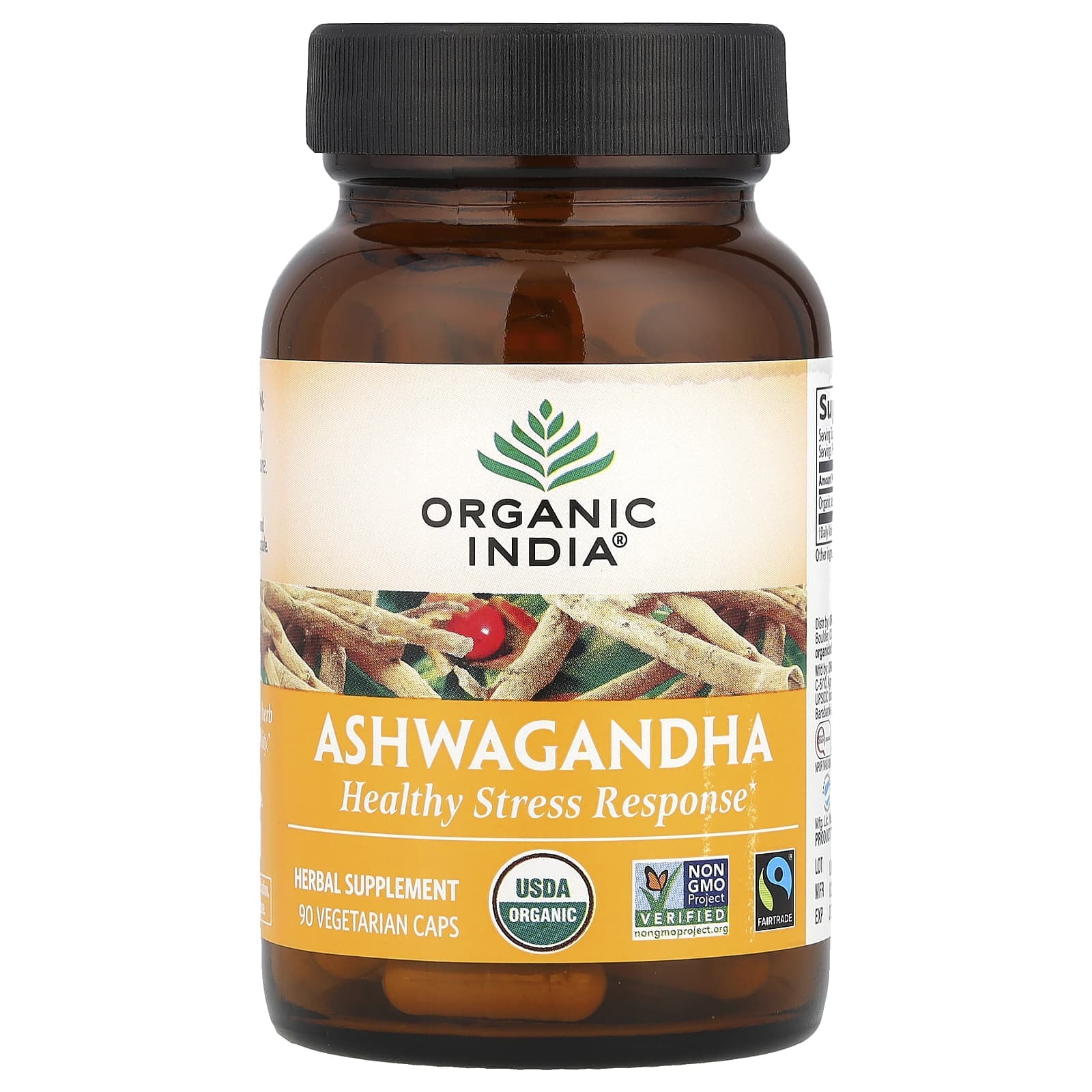 Organic India, Ashwagandha, 90 veggie capsules