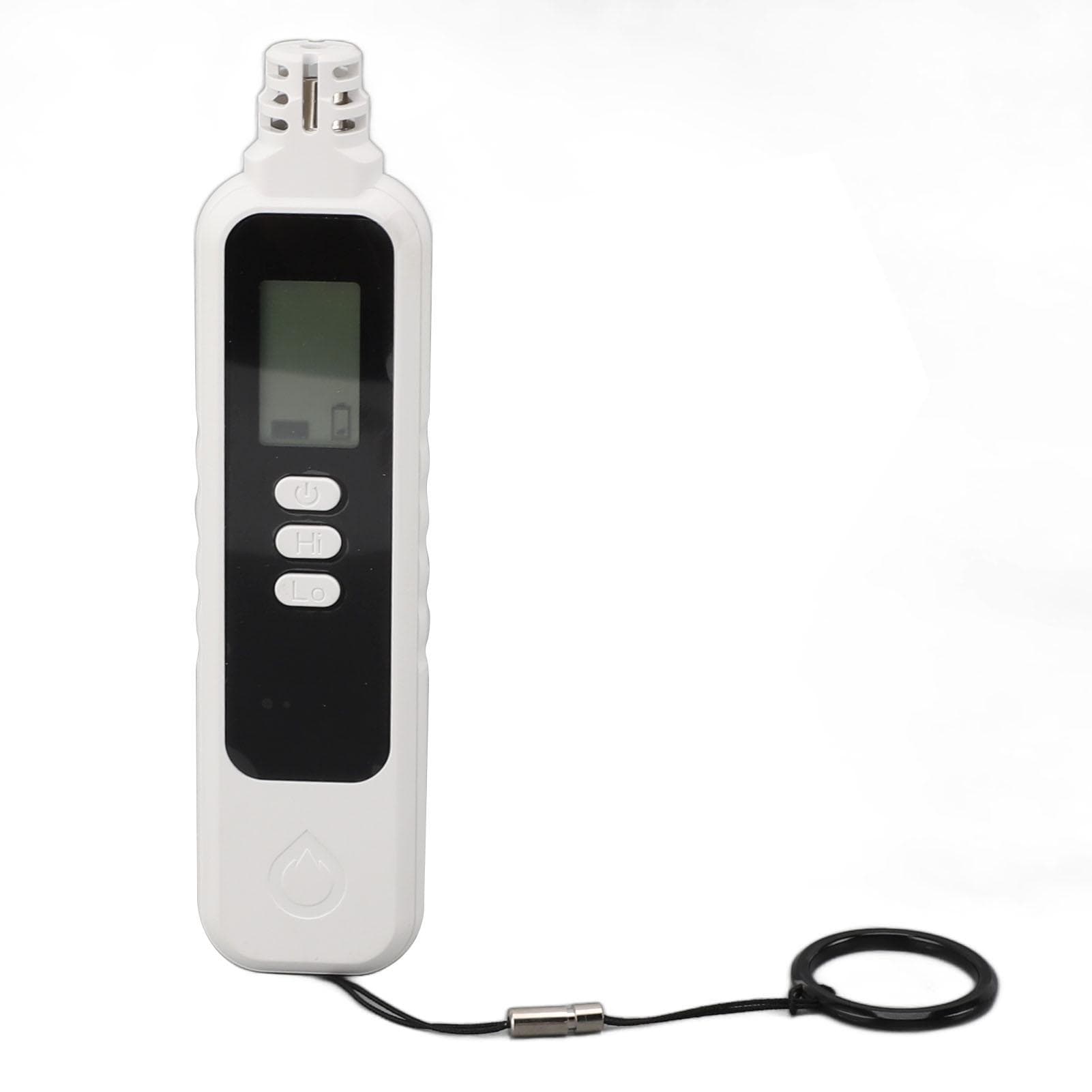 Gas Detector Professional High Accuracy Sensitive Audible Visual Alarm Handheld Combustible Gas white