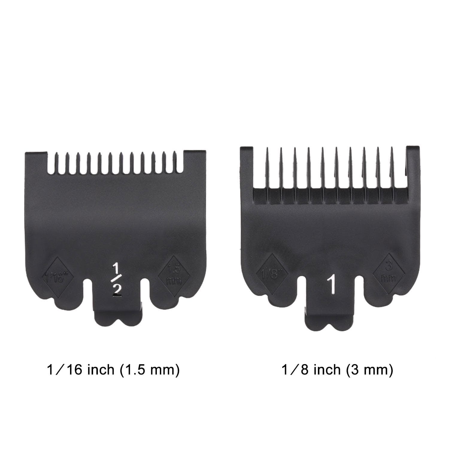 WAHL Electric Hair Clipper Hair Clipper Limit Comb Guide Attachment Size Barber Replacement black