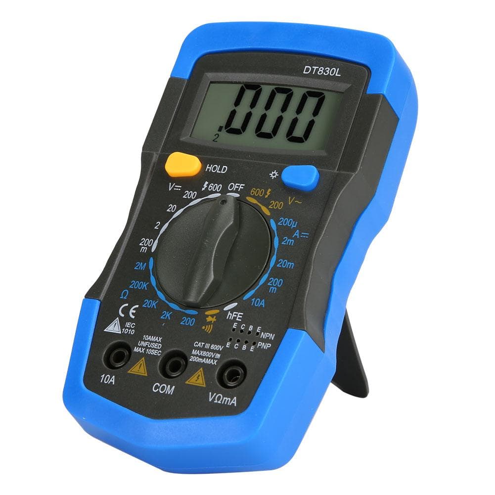 Portable HandHeld LCD Digital Mini Multimeter DC AC Voltage Current Meter(DT830L )