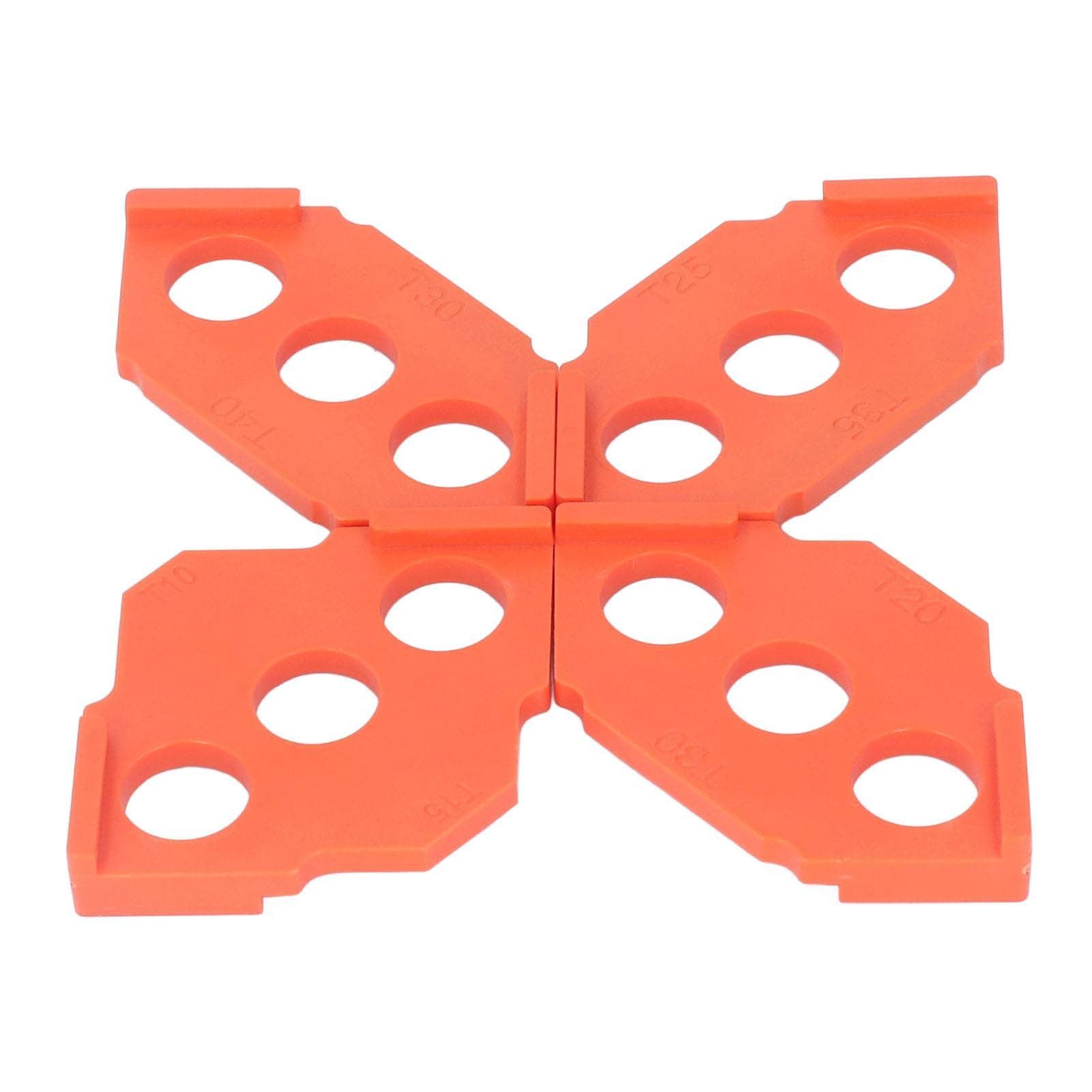 4Pcs Radius Jig Router Templates Set Rounded Corner Radius Routing Bit for Woodworking Edge Trimmer