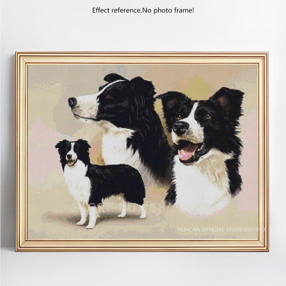 5D DIY Diamond Embroidery Dog Sale Picture Of Rhinestones Diamond Mosaic Cross Stitch 20X30CM