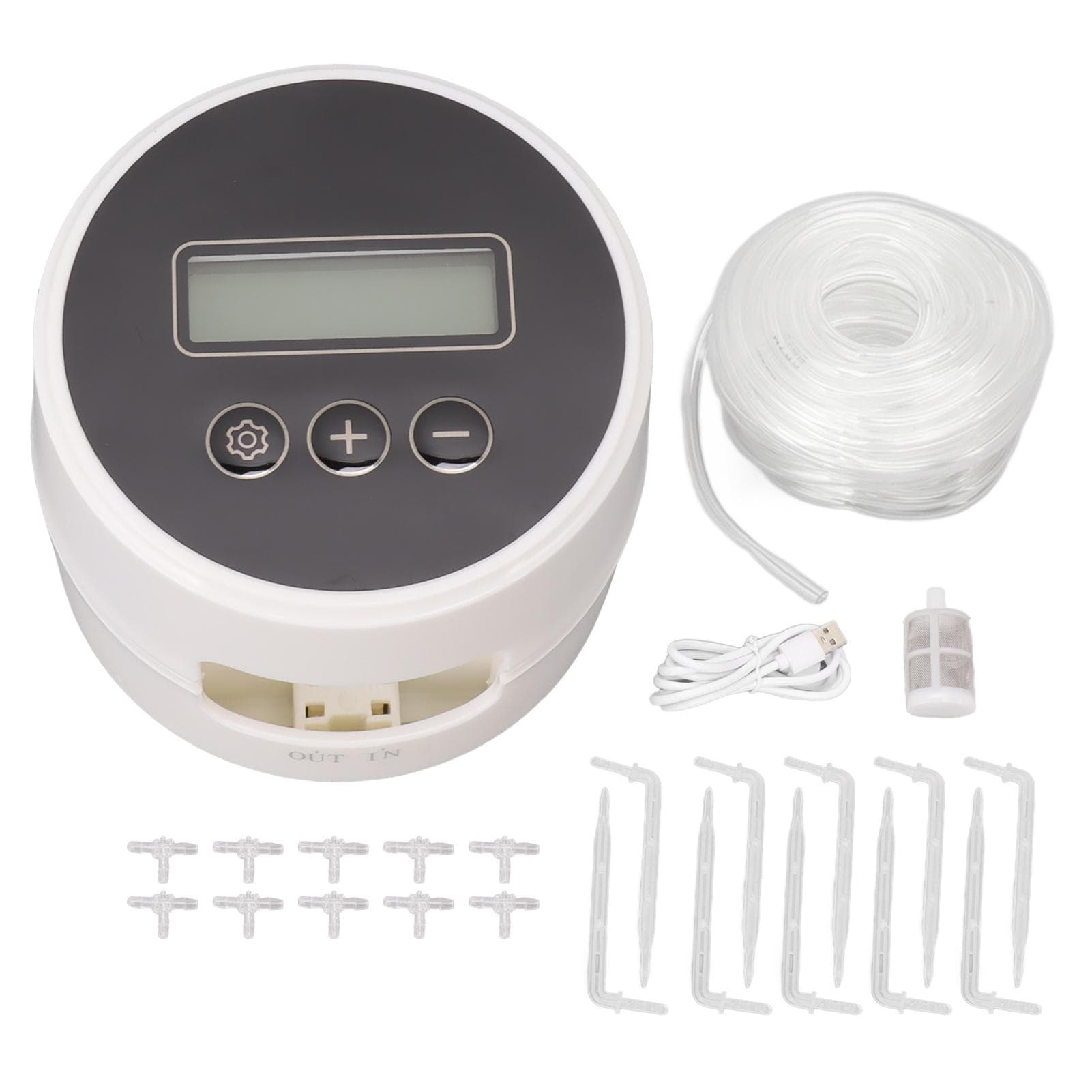 Black Timer Indoor Automatic Watering Device System Automatic Irrigation Waterer for Potted Plants
