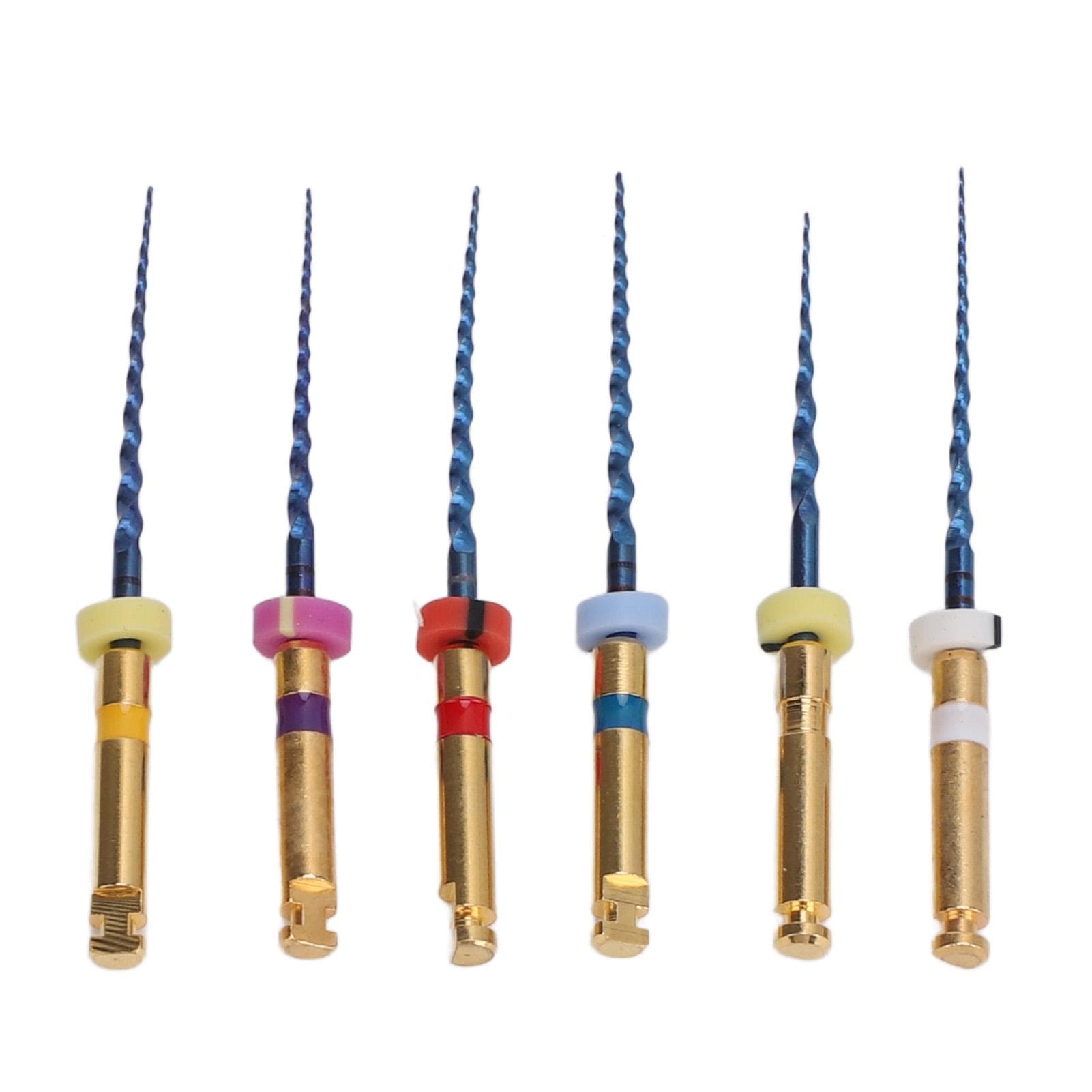 6pcs SX F3 Dental Endo Canal Files Large Taper Thermal Activation Needle Tip Dental Endodontic 21mm / 0.83in