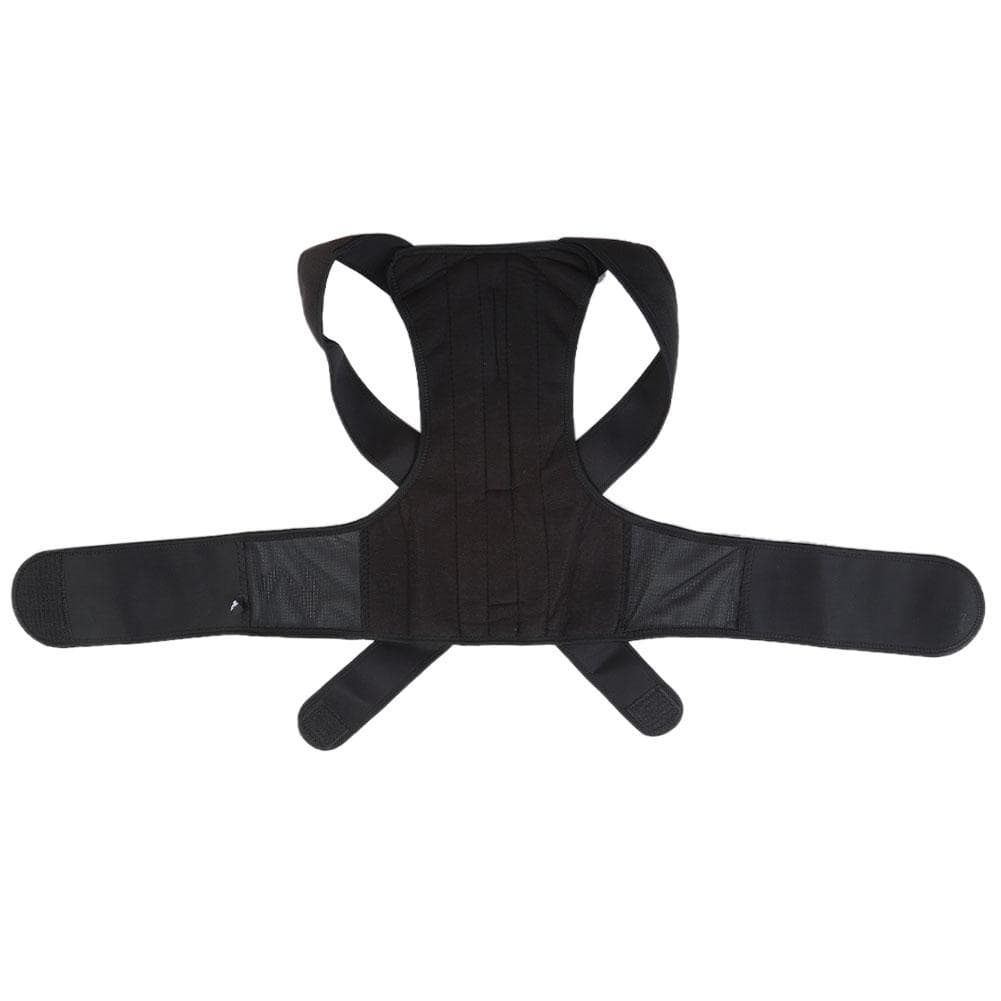 Black Adjustable Humpback Correction Belt Posture Corrector Back Pain Relief CorrectorBlack XXL XXL black