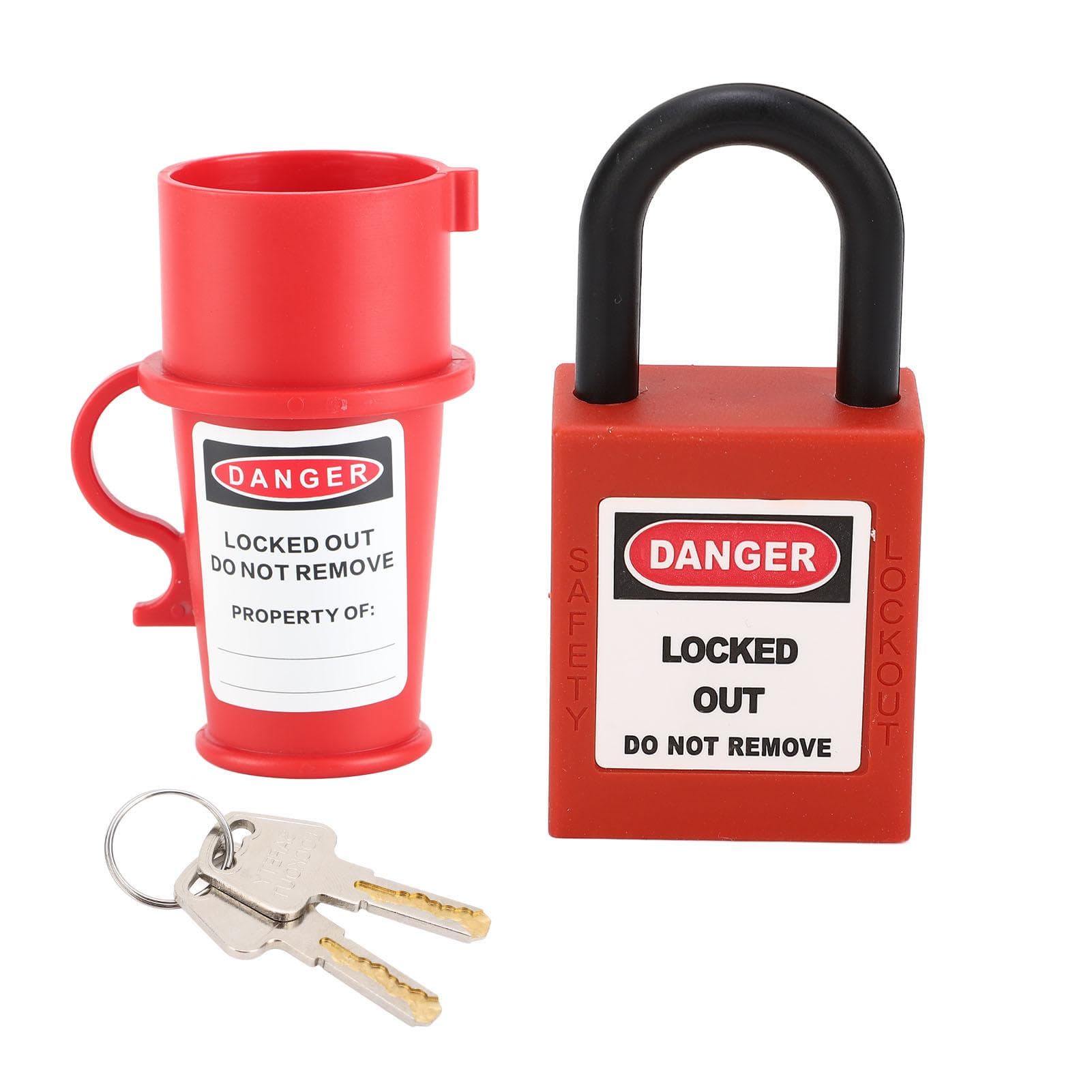 Socket Lockout Device Waterproof PP Nylon Insualted Electrical Plug Lockout for Electric Isolation