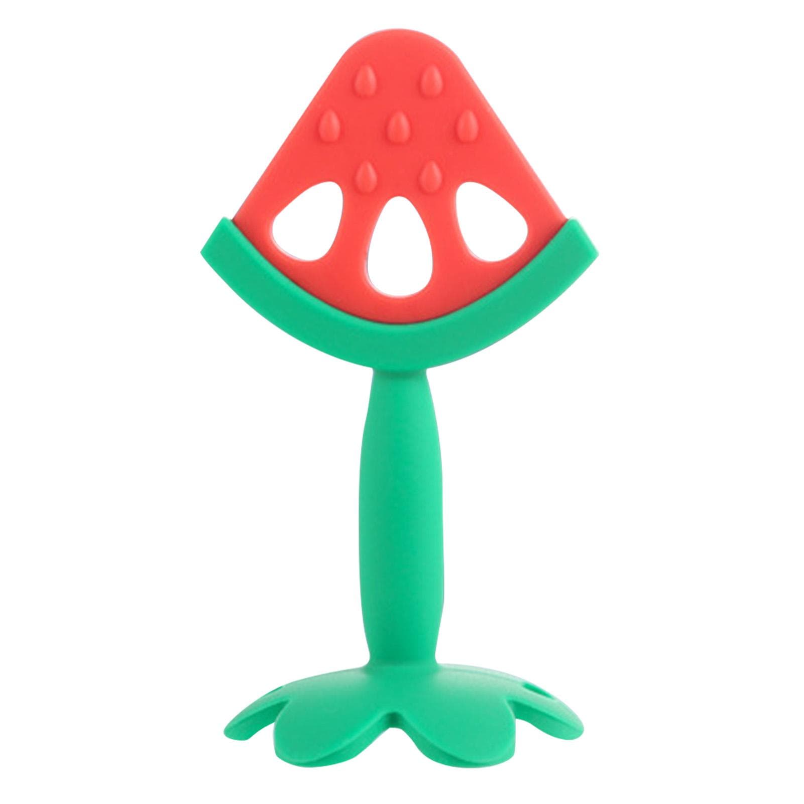 Baby Teether Toy Fruit Shape Teething Silicone Soothe Babies Gums Washable Teether Toy for Infant