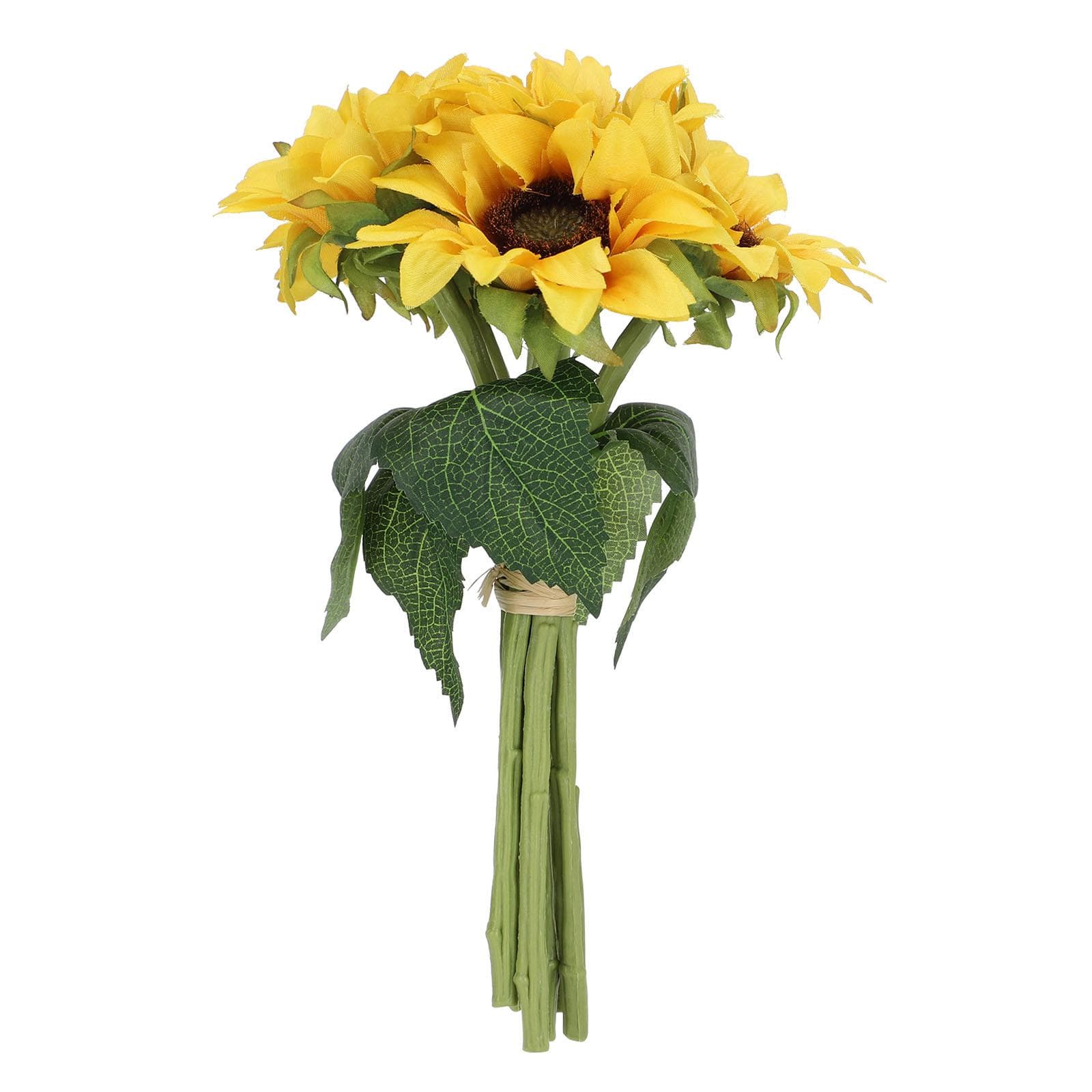 6Pcs Artificial Flower Decorative Lifelike Elegant Sunflower Look Fake Flower for Home Living Room