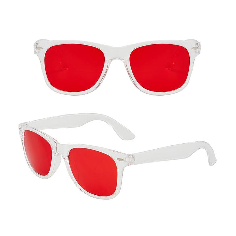 RMM Clear Sunglasses Women Men Transparent Frame UV400 Protection Night Vision Mirror Lens Sun Glasses Eyewear