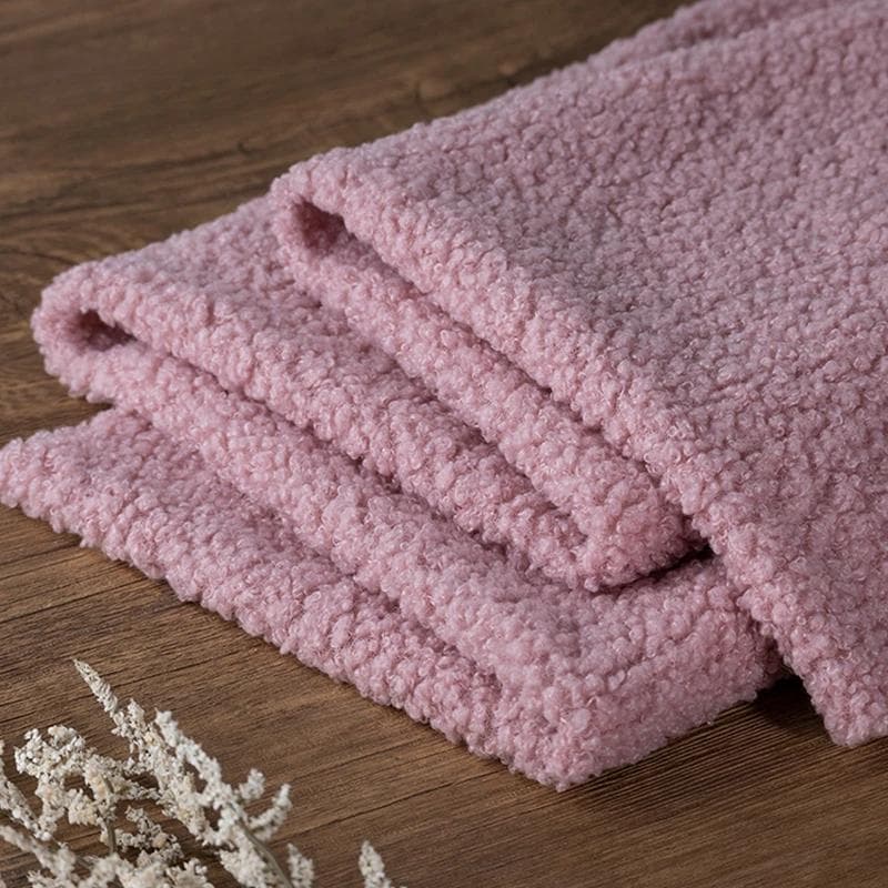 100x160cm Polar Fleece Cloth Polyester Autumn Winter Small Roll Teddy Cashmere Plush Fabric DIY Clothing Handmade Sewing 100x160cm