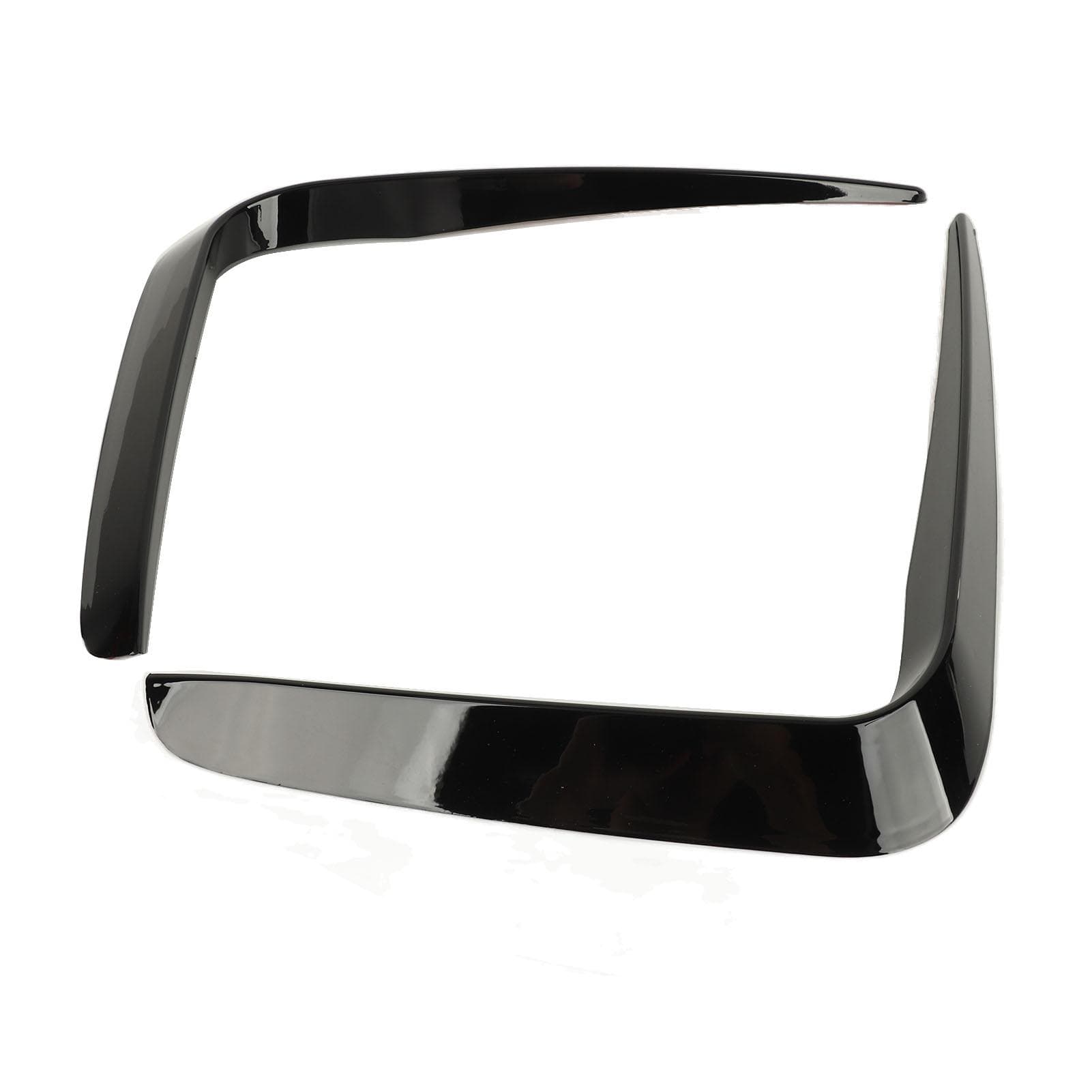 2PCS Front Bumper Side Spolier Left Right Glossy Black for 4 Series G22 G23 G26 M Sport 2020 to