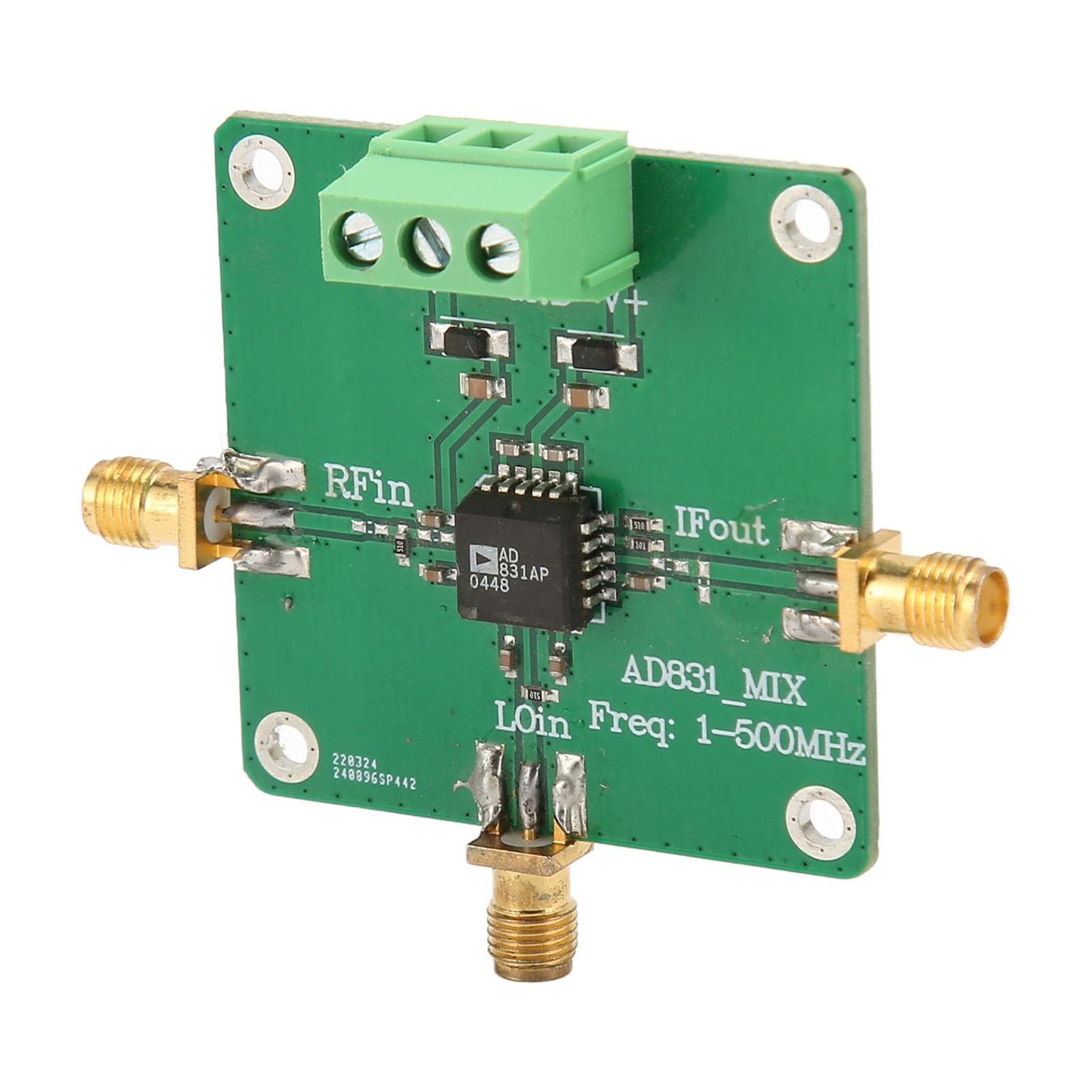 AD831 High Frequency RF Mixer Module Professional 0.1‑500MHz Single Chip Frequency Converter for HF