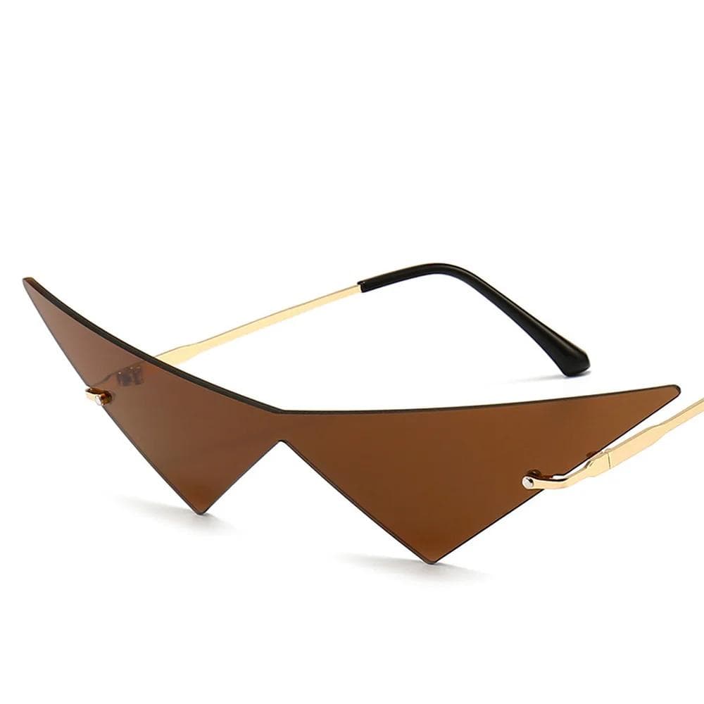 Japan Anime Character Kamina Cosplay Eyewear Fashion Glasses Carnaval Party Online Show Cosplay Props Gifts brown