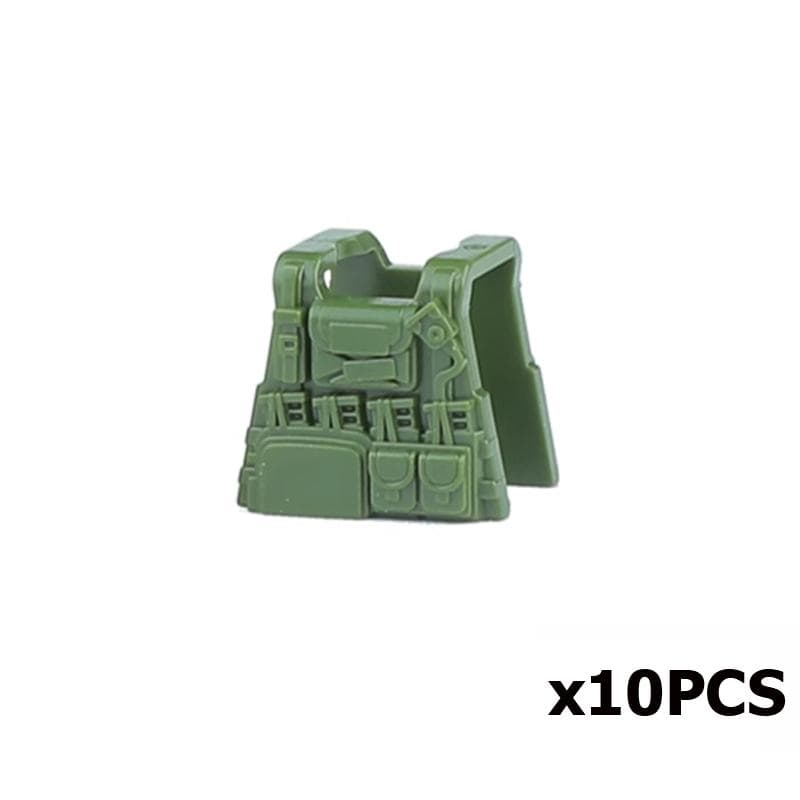 Military Building Blocks US Solider Figure M4 Gun Vest Special Force Tactical Bulletproof Armour Weapon Accessories Bricks Toys