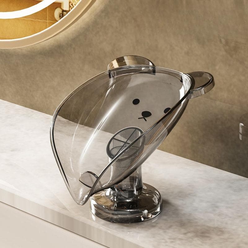 1pc Soap Dish Tray, Freestanding Luxury Soap Holder For Bathroom, No Drilling RequiredBathroom Accessories Bathroom Organizer one-size
