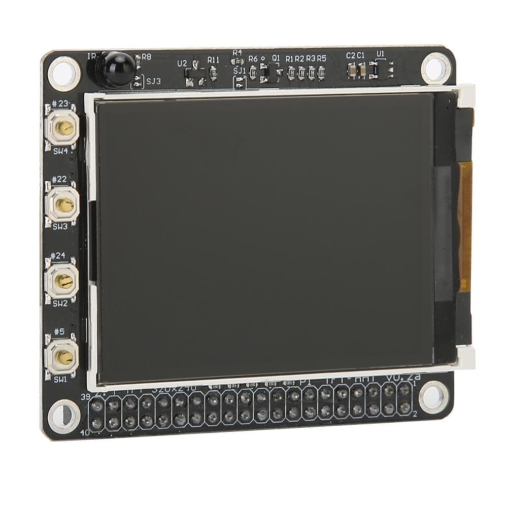 LCD Screen TFT Mini Display for Raspberry Pi 4B 3B 2b a 6 Button 2.4inch 320 x 240