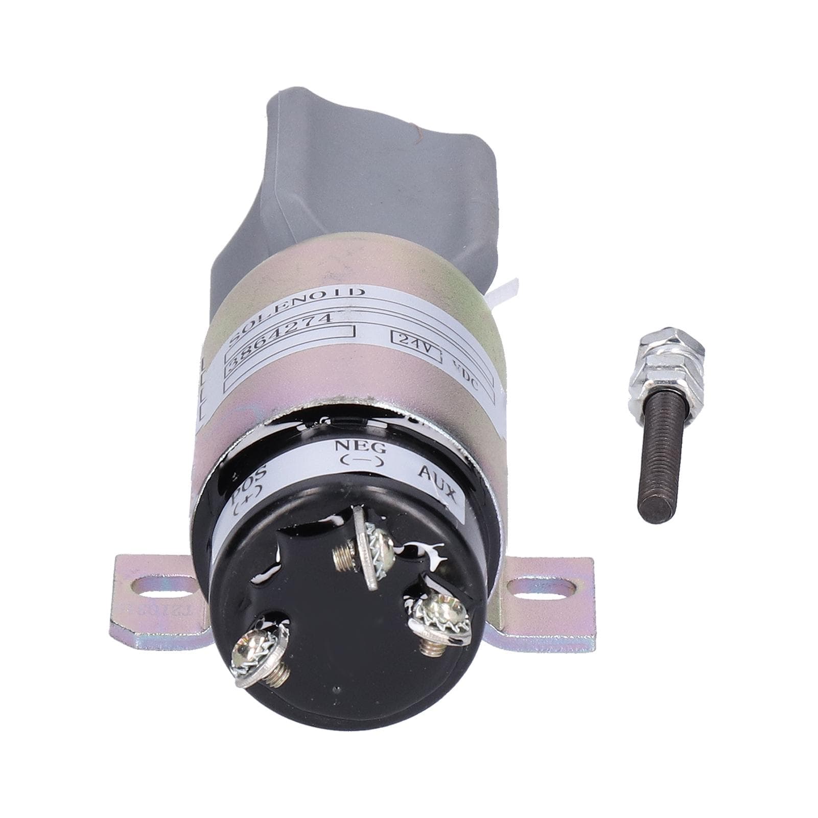 Fuel Shut Off Solenoid Valve Excavator Engine Stop Flameout Accessories DC24V TOSD?03?046