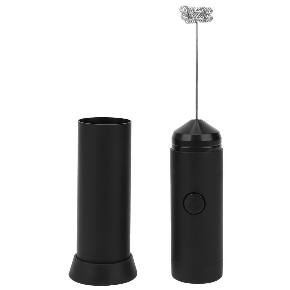 Electric Milk Frother Handheld Stainless Steel Egg Beater Coffee Drink Mixer for Home Use