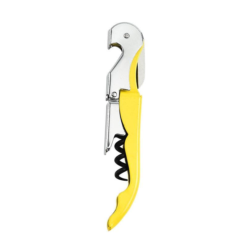 Multifunction Wine Screw Corkscrew Opener Household Accessories Wine Champagne Grape Wine Beer Bottle Opener CHINA yellow