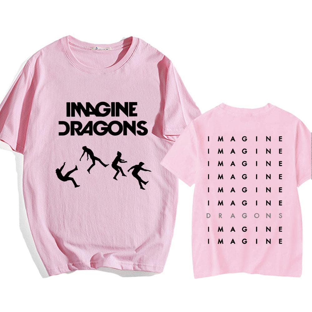 Imagine Dragons Loom Tour 2025 T-shirt Short Sleeve Cotton Men/Women Tshirts High Quality Soft Unisex Streetwear Hip Hop Fashion M