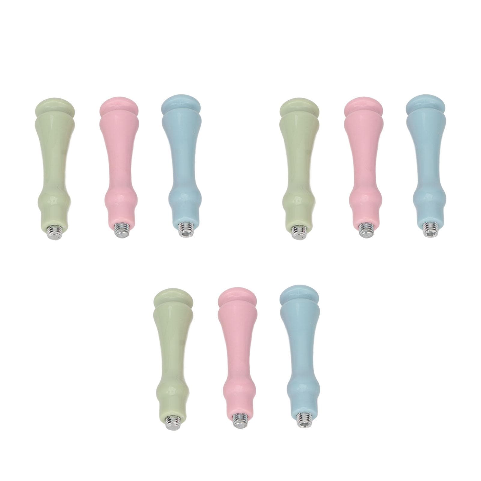 9 Pcs Sealing Handle Screw Connection Ergonomic Design Compact Glossy Hand Feel Removable Sealing