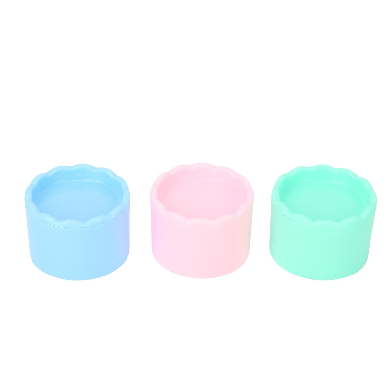 Nail Brushes Washing Cup Portable Leakproof Nail Art Pen Cleaning Cup with Lid for Manicure