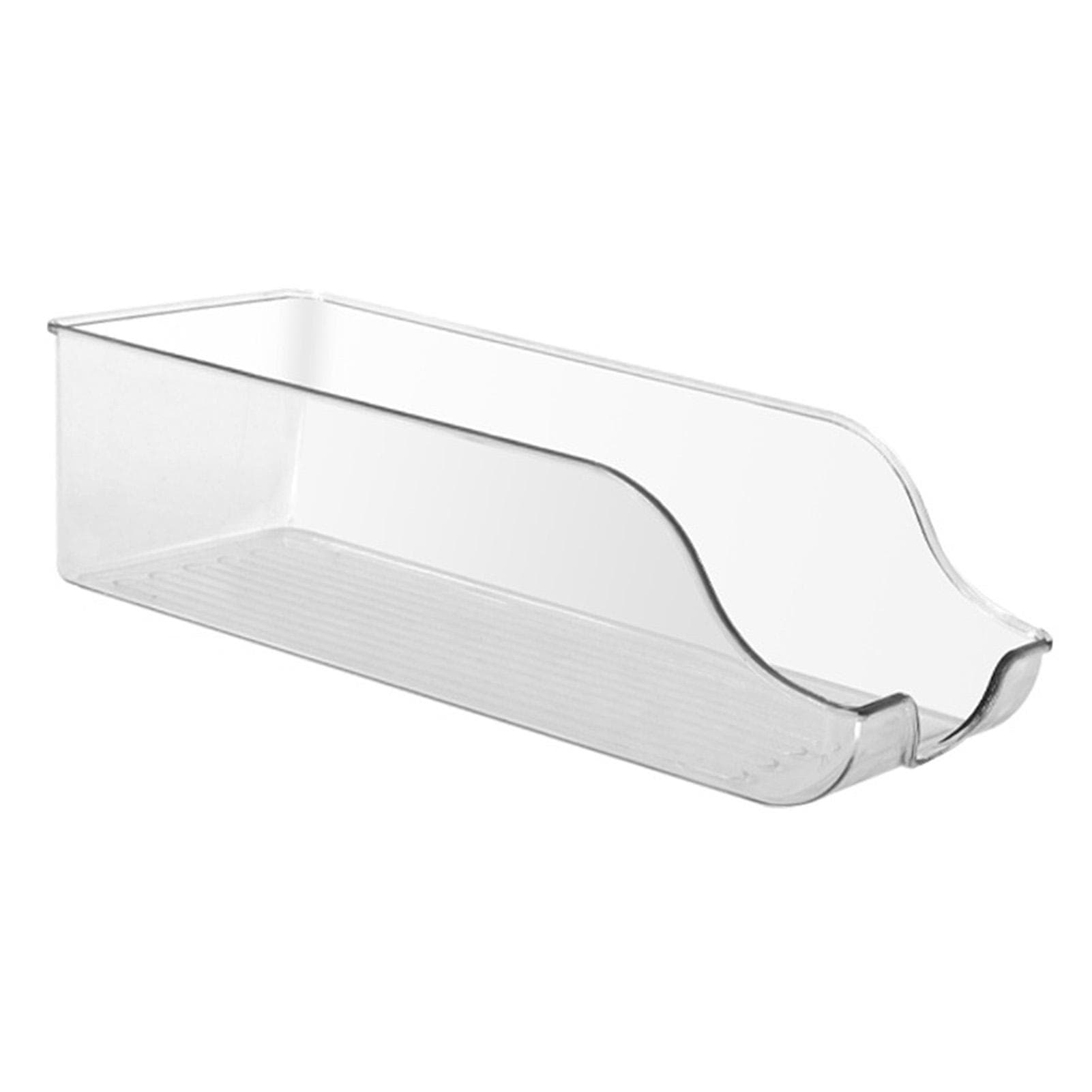Clear Plastic Storage Bin Refrigerator Organizer Bin Household Double Ear Transparent Storage Box